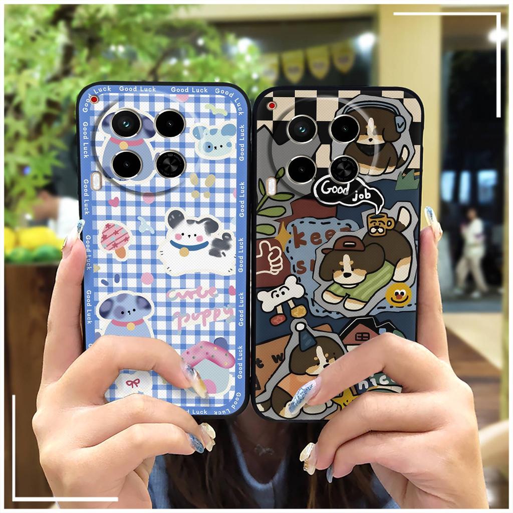 Shockproof Full wrap Phone Case For Tecno Camon30/4G/5G/CL6/CL7 Animals Cute Back Cover Durable Anti-dust Silicone TPU