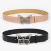 Inlaid Rhinestone Gorgeous Metal Butterfly Buckle Waist Belt For A Vintage Look Inspired