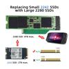 Chenyang NVMe SSD Upgrade Expansion Compatible with Legion Go and Game M.2 2242~2280mm M-Key Adapter, Boy.