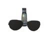 Crystal Sunglasses Clip Portable Sun Visor Mount Car Decoration Car Sunshade Glasses Case  Women