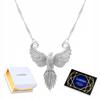 Silver Necklace Phoenix Bird Rebirth Mythical Creature Fire Silver 925