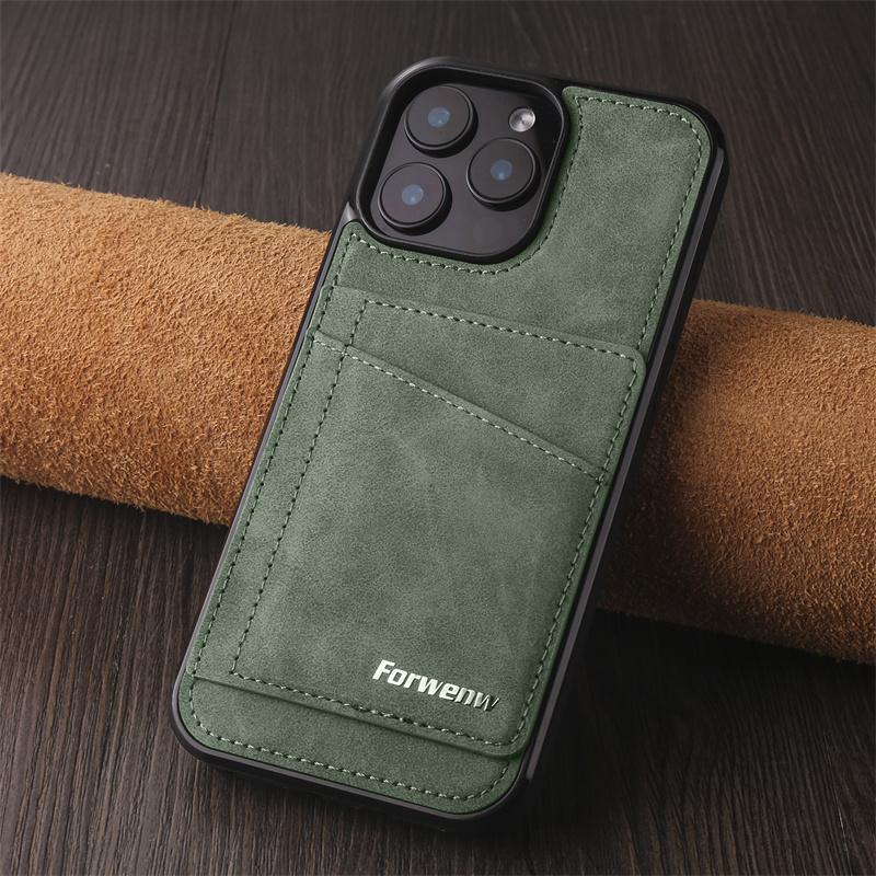 Luxury PU Leather Wallet Phone Case For iPhone 17 Air 16E 16Pro Max 15 14Plus 13MINI 12MINI 11 Pro Max Card Slot Holder Cover