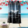 Custom Name Warrior 40K Print Beach Towel, Large Soft Quick Dry Towel for Beach Camping Swimming_xia