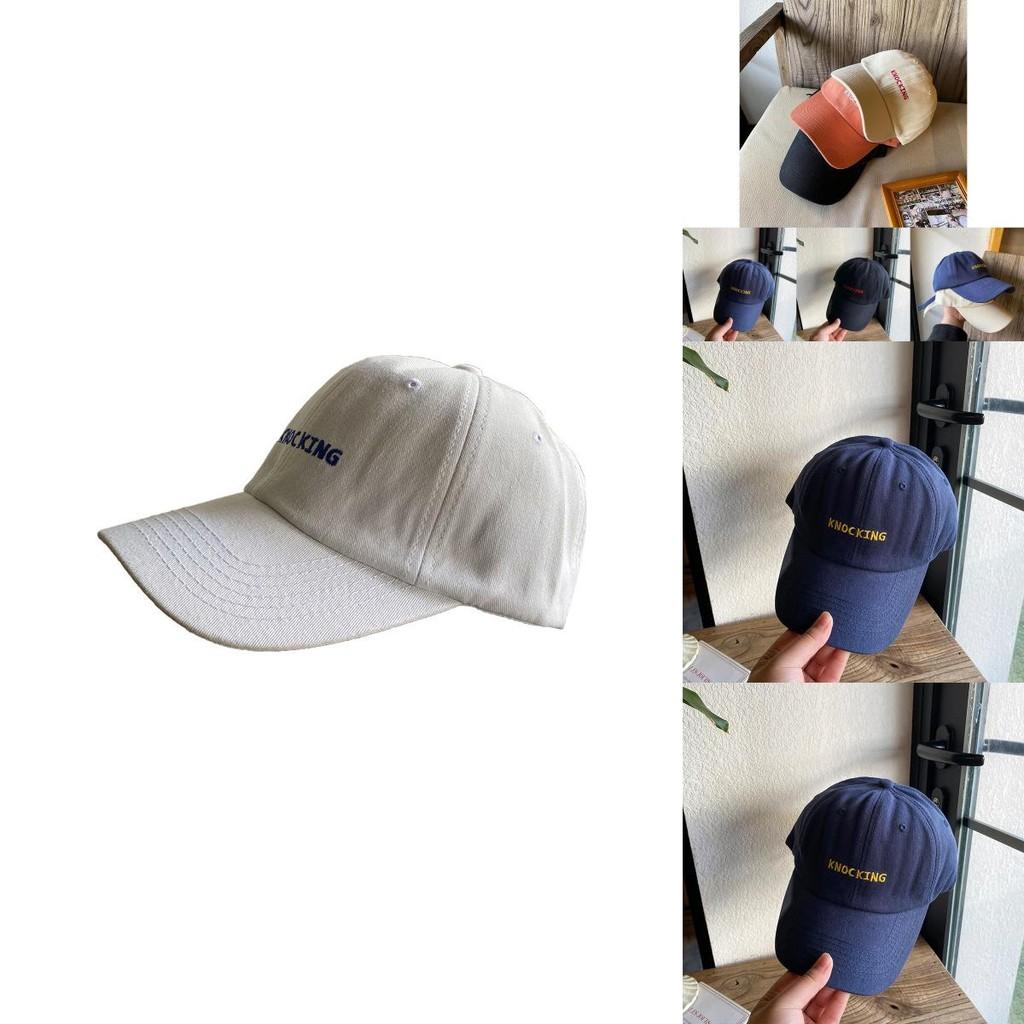 Stylish Ins-inspired Small Face Blue Cap For Women Versatile And Adjustable