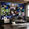 Code Geass Full Characters Group Anime Tapestry, Starry Blue Background Wall Hanging for Anime Fans