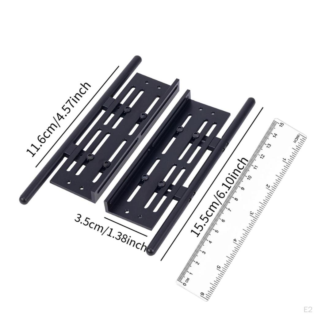 Aluminum Alloy RC Car Side Step Plate Professional Running Boards Model Vehicle Parts for DIY