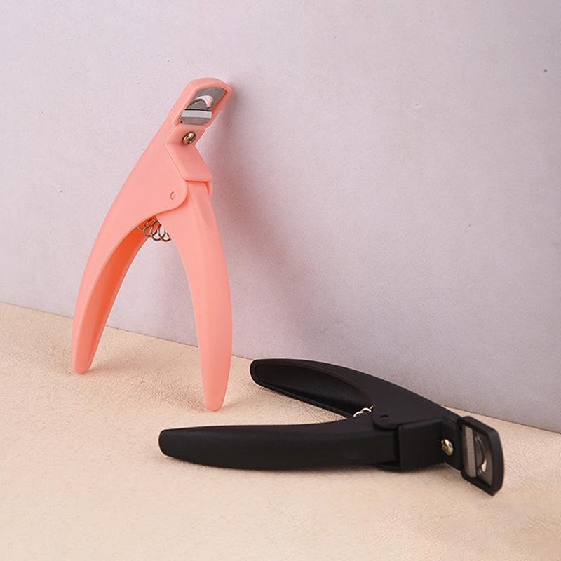 Cążki do zdobienia paznokci typu U z okrągłym ostrzem, obcinak do palców, obcinak do krawędzi sztucznych tipsów, kolorowa gilotyna, nóż do sztucznych paznokci, narzędzia do paznokci