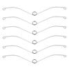 6 Peças de Grampo de Mola para Luminárias Embutidas Grampo de Mola de Torção de Metal Substituição para Coberturas de Ventilador de Banheiro Ventiladores de Teto