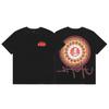 24S grenzüberschreitende Trendmarke Travis Scott Utopia Joint-Album geometrisches Graffiti kurzärmeliges T-Shirt Herren und Damen halblang