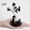 Decorative Resin Figurine for Party Day of The Dead Dancing Skeleton Couple Figurine, Halloween Gothic Wedding Lover Statue, Romantic Bride