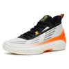 Anta Attack 5 Mutation Cushioning Anti-Slip And Wear-Resistant Low-Top Basketball Shoes Men's White Orange Sneakers 112331603-1