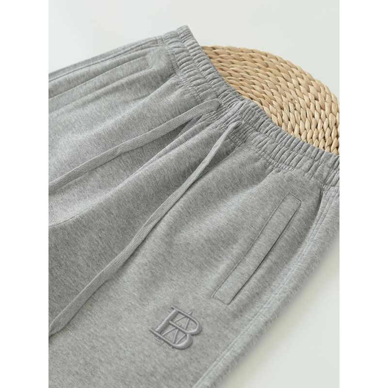 Sweat pants Women Spring and Autumn 2025 New Gray Women Loose Ankle-tied Sweatpants Casual High Waist Thin Pants