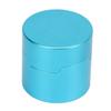 Magnetic Billiard Chalk Holder Aluminium Alloy Round Snooker Cue Chalk Box with Fixed Clip Portable Billiard Accessories