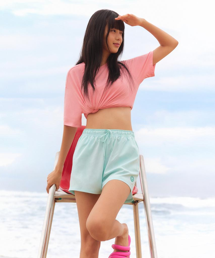 Lenomasuyeongbog Women'S Vivid Shorts Mint Rn-Ws2F501-Mn