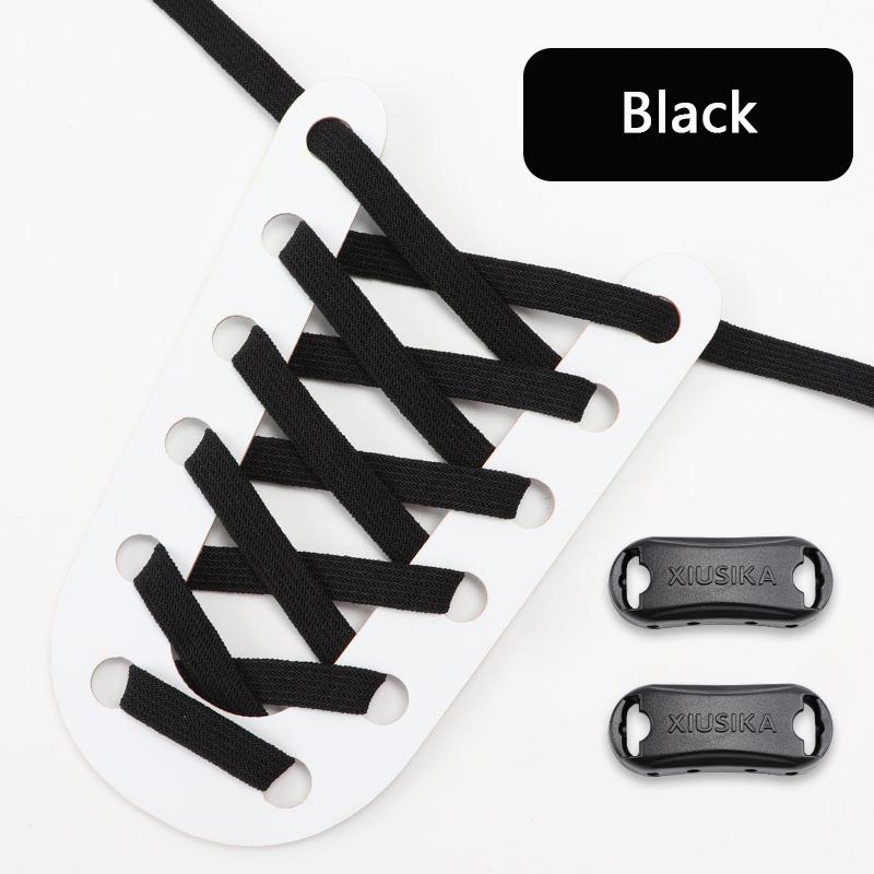 No Tie Elastic Flat Shoelaces for Kids Adults Adjustable Tieless Shoe Lace Without Ties Shoelace for Sneakers Stretch Shoestring