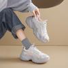 Augustine platform dad shoes women's 2025 new autumn and winter lightweight casual sports shoes show small running shoes