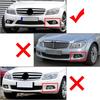 For 2008-10 Mercedes Benz C230 C300 C350 W204 Angle Eyes Fog Light+Grille Covers