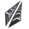For Hyundai Elantra 2025 2025 2025 Car Rear Louver Window Side Shutter Cover Trim Sticker Vent Scoop Carbon Fiber Accessories