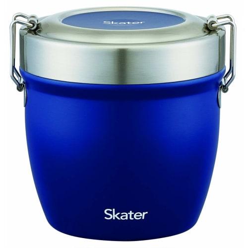 

Skater Insulated Lunch Box, Rice Bowl Shape, Stainless Steel, 550ml, Blue, STLBD6-A