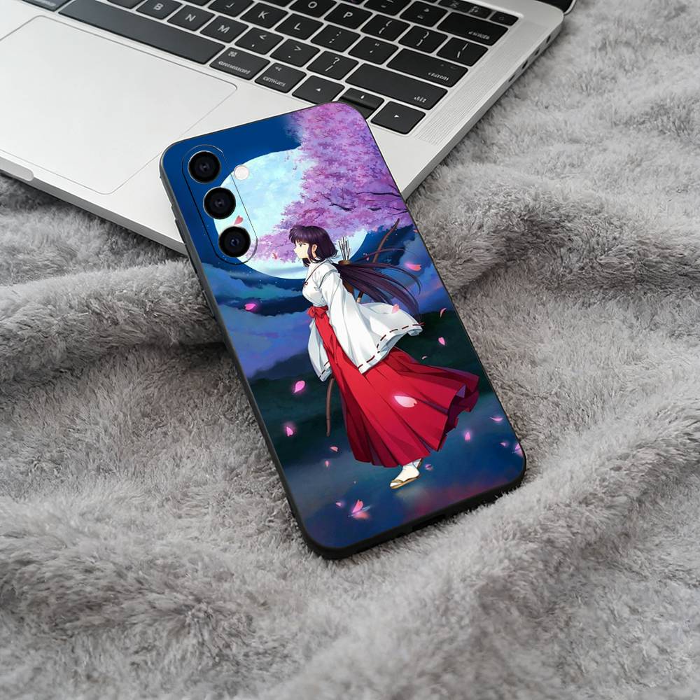 L-L-Inuyasha Phone Case For Samsung Galaxy A73,A71 A72,A70,A53,A52,A51,Soft Silicone Black Cover