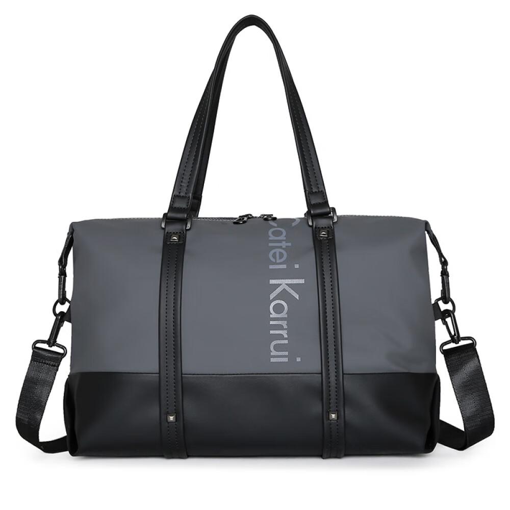 

Мужская дорожная сумка, портативная дорожная сумка для деловых поездок, большая вместительная сумка для багажа, короткая дорожная сумка для хранения, длина 46 см, ширина 22 см, высота 26 см