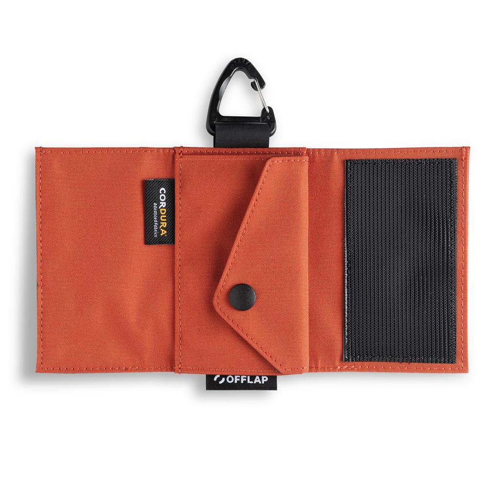 KeyWallet Lightweight Wallet Orange [OFFLAP] Commuters' Tri-fold -