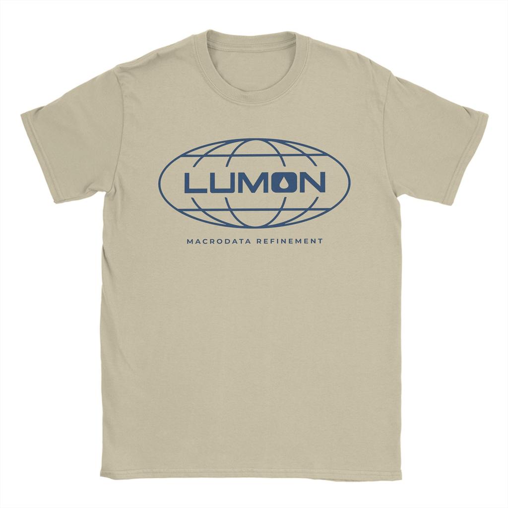 All Seasons Lumon Macrodata Refinement T Shirt for Men Women  Pure Cotton Tee Shirt Short Sleeve Tops