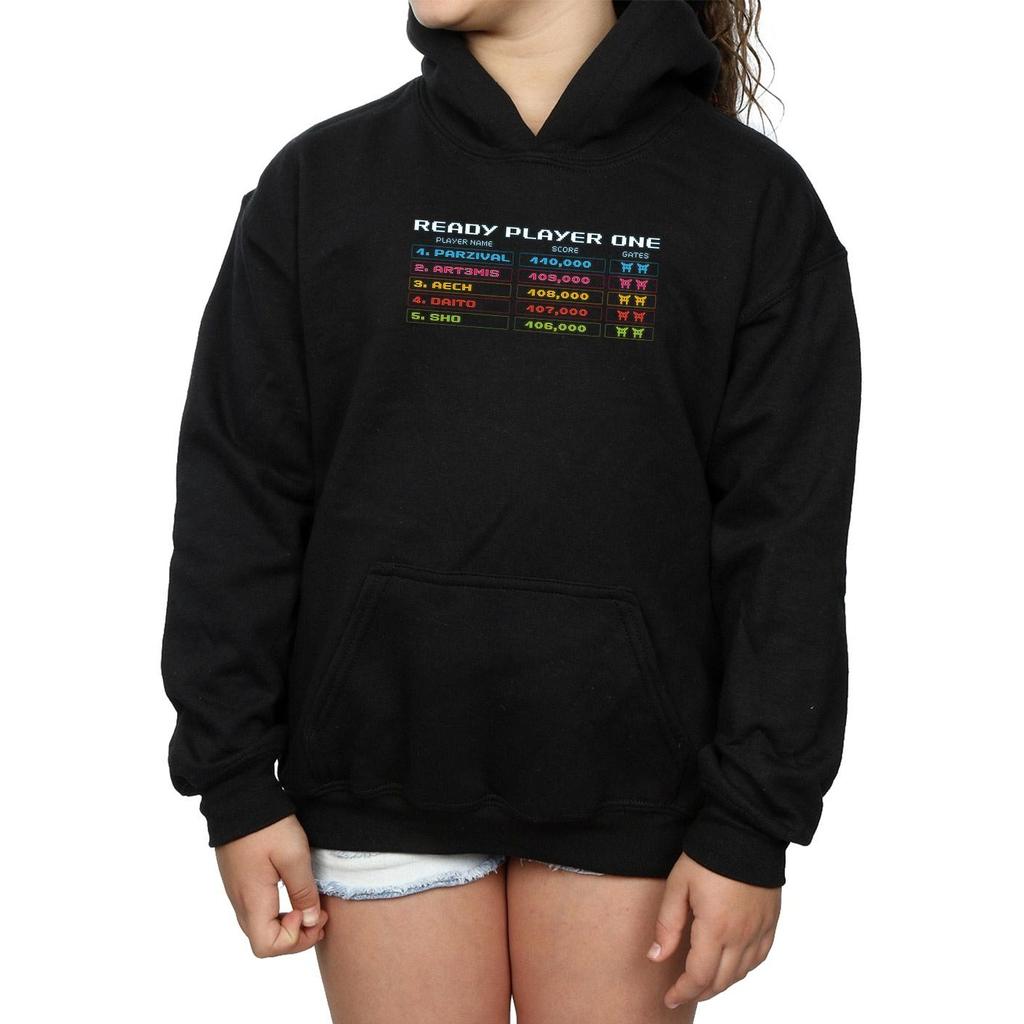 Ready Player One Girls 8-Bit Scoreboard Hoodie