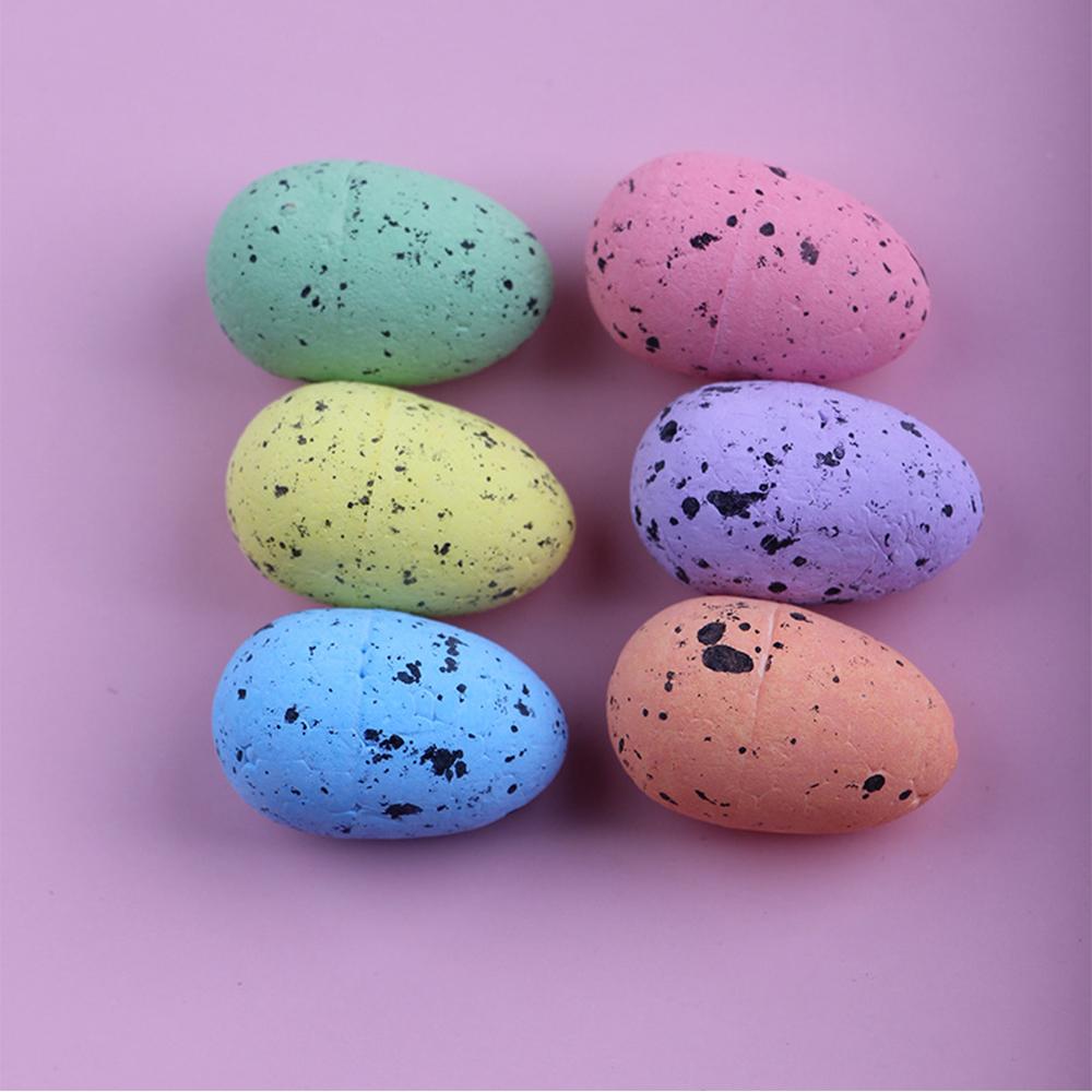 100Units Foam Easter Eggs Decoration For Easter Party, Home Ornament 3Cmx4Cm