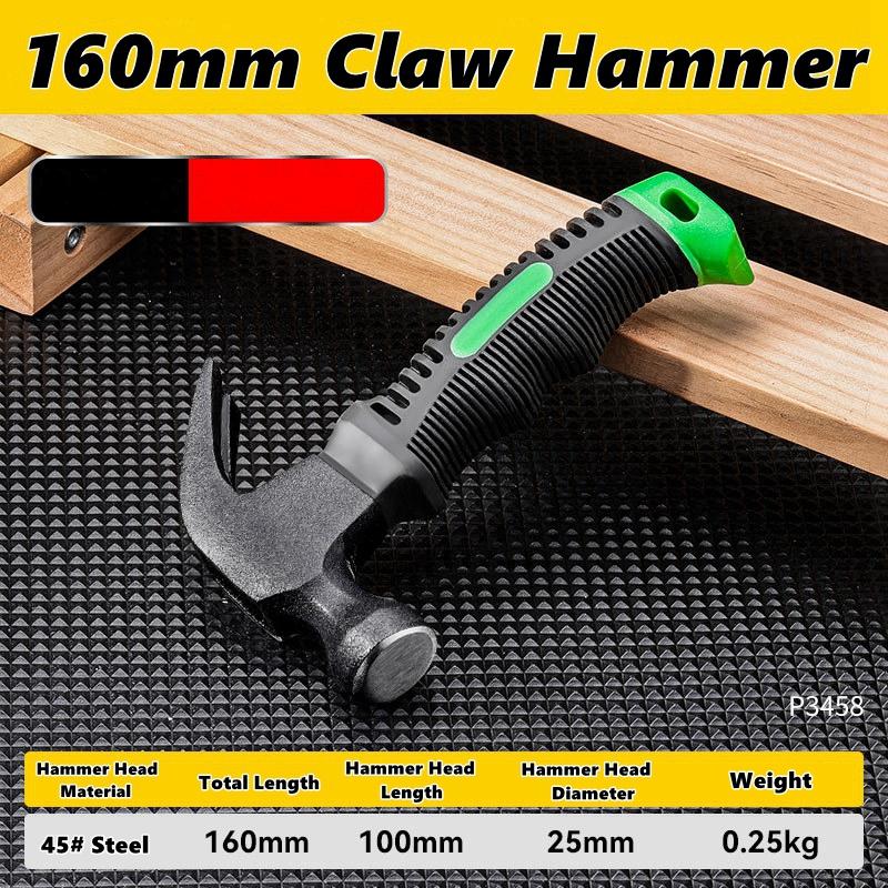 Multifunktions-Klauenhammer Widderhorn-Nagelhammer Ingenieurgriff Leicht Tragbar Tischlerei Fensterbrecher Handwerkzeuge