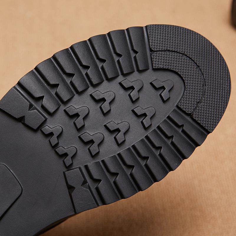 Zima 2024 Pánské boty z pravé kůže: Pohodlná, Hřejivá Vlna, Velké Velikosti 45-46, Ležérní Bavlněné Boty.