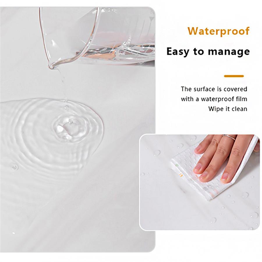 10pcs 30*30cm PVC Imitation Marble Floor Stickers Self-adhesive Wall Stickers Waterproof Bathroom Living Room Moden Decor Decals