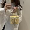 Korean Xiaoxiangfeng Rhombus Chain Bag Versatile Box Bag Women's New Summer Crossbody Bucket Bag
