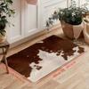 1Pcs Cowhide Print Soft Kitchen Rug Anti-Fatigue Kitchen Rug Waterproof Non-Slip Rugs Set Runner Rug Bedside Rug Absorbent Carpet For Kitchen