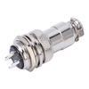 2 STÜCK 4 Pin GX20 Luftfahrtsteckverbinder Zinklegierung Gehäuse Stecker Buchse Rundadapter Audio