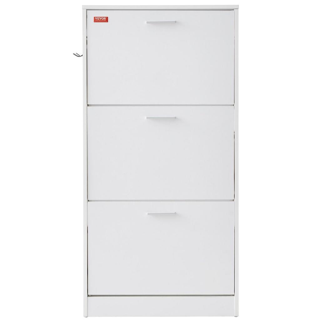 Shoe Cabinet with 3 Flip Drawers Shoe Storage Cabinet for Entryway