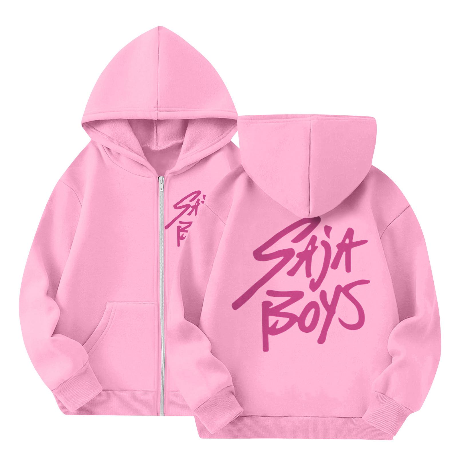 

Милые толстовки для подростков, модные толстовки преппи с капюшоном, оверсайз рубашки с длинным рукавом, одежда для детей 150 розовый