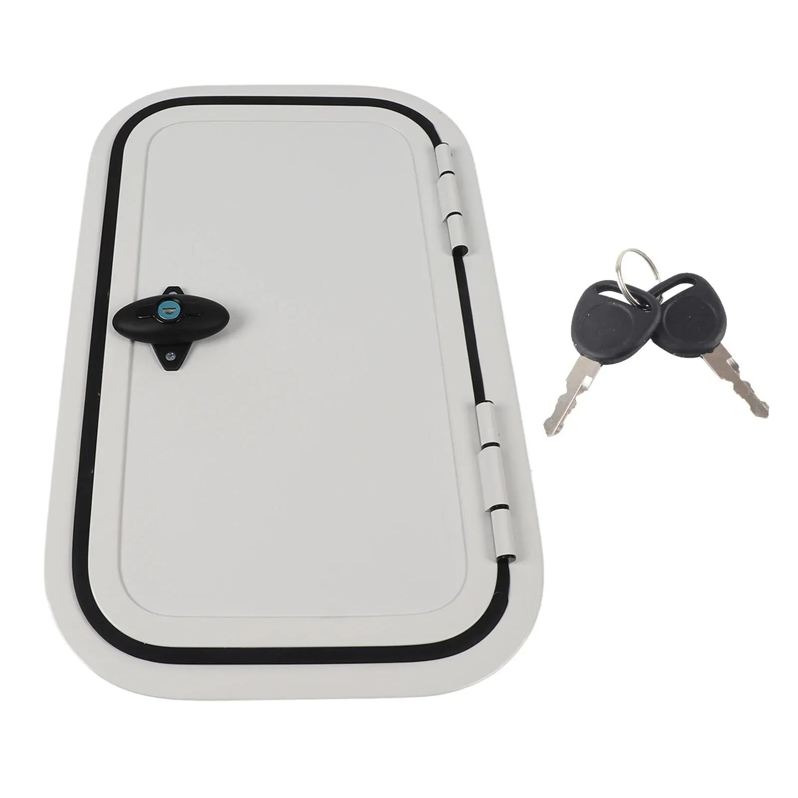 

RV Access Storage Baggage Door RV Baggage Door RV Baggage Door H500 W300mm Rounded Corner UV Access Storage Door for Trailer білий