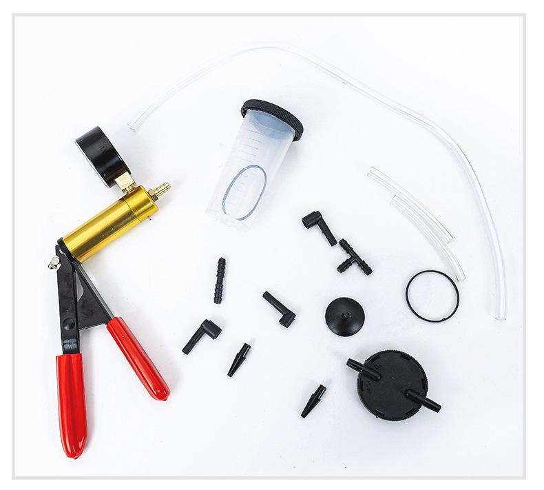 Dual-Use Manual Vacuum Pump for Brake Fluid Repairs