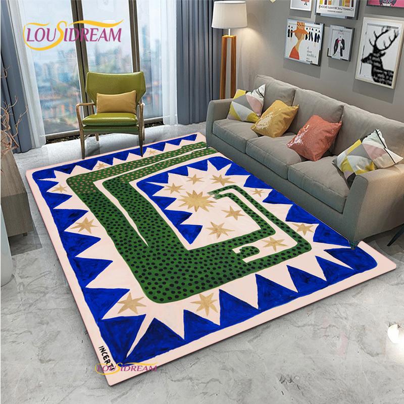 Ancient Egyptian Abstract Carpet for Living Room Bedroom Rug Kitchen Door Kids Unslip Floor Mats Photography Props Alfombra Rug
