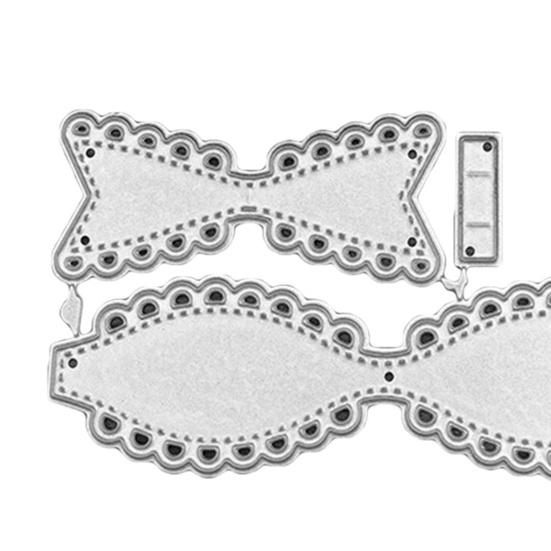 1 Set Cutting Dies Bowknot Design Reusable Carbon Steel DIY Card Decoration Stencil Mold for Album