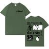 Singer Melendis Harajuku New Album TShirts Men High Quality T Shirts Cotton Casual Y2K Short Sleeve Hot Sale Clothes Teenagers