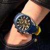 Megir Men Watches Fashion Military Quartz Waterproof Wristwatch Silicone Strap Sport Chronograph Reloj Hombre 2144