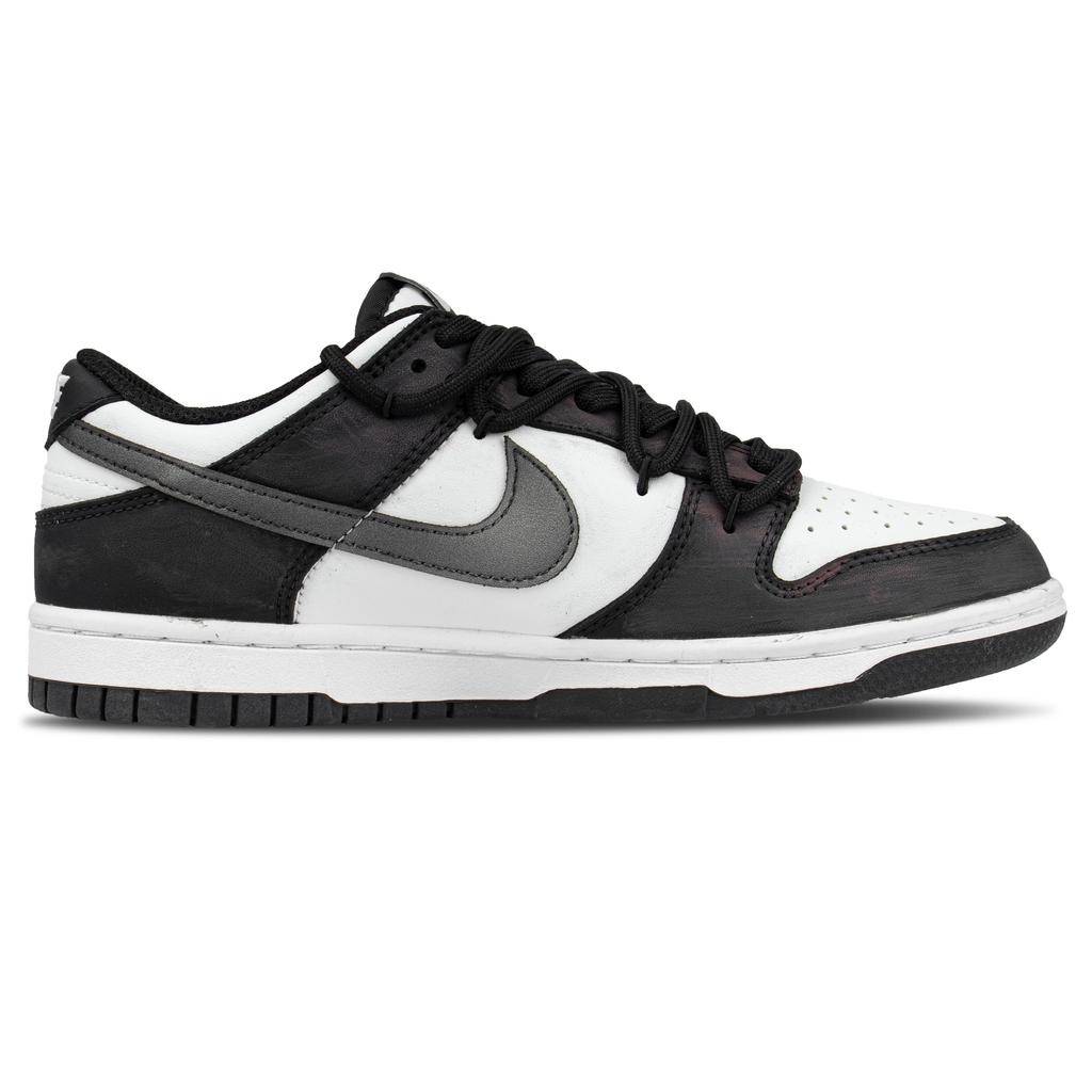 Nike Dunk Cow Leather Abrasion Resistant Low Top Skateboard Shoes Unisex Black White DD1391-100(team1954--BOX)