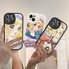 Classic Anime C-Candy C-Candy Leather Phone Case For IPhone 16 15 14 13 12 11 Pro Max Plus Shockproof Cover