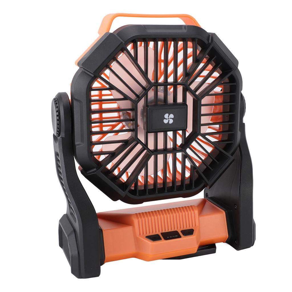 Outdoor Camping Fan Professional Efficient USB Rechargeable Tent Fan Camping Fan with LED Lantern for Camping Outdoor