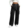 Women's Wide Leg Pants Loose Fit Color Casual Trousers