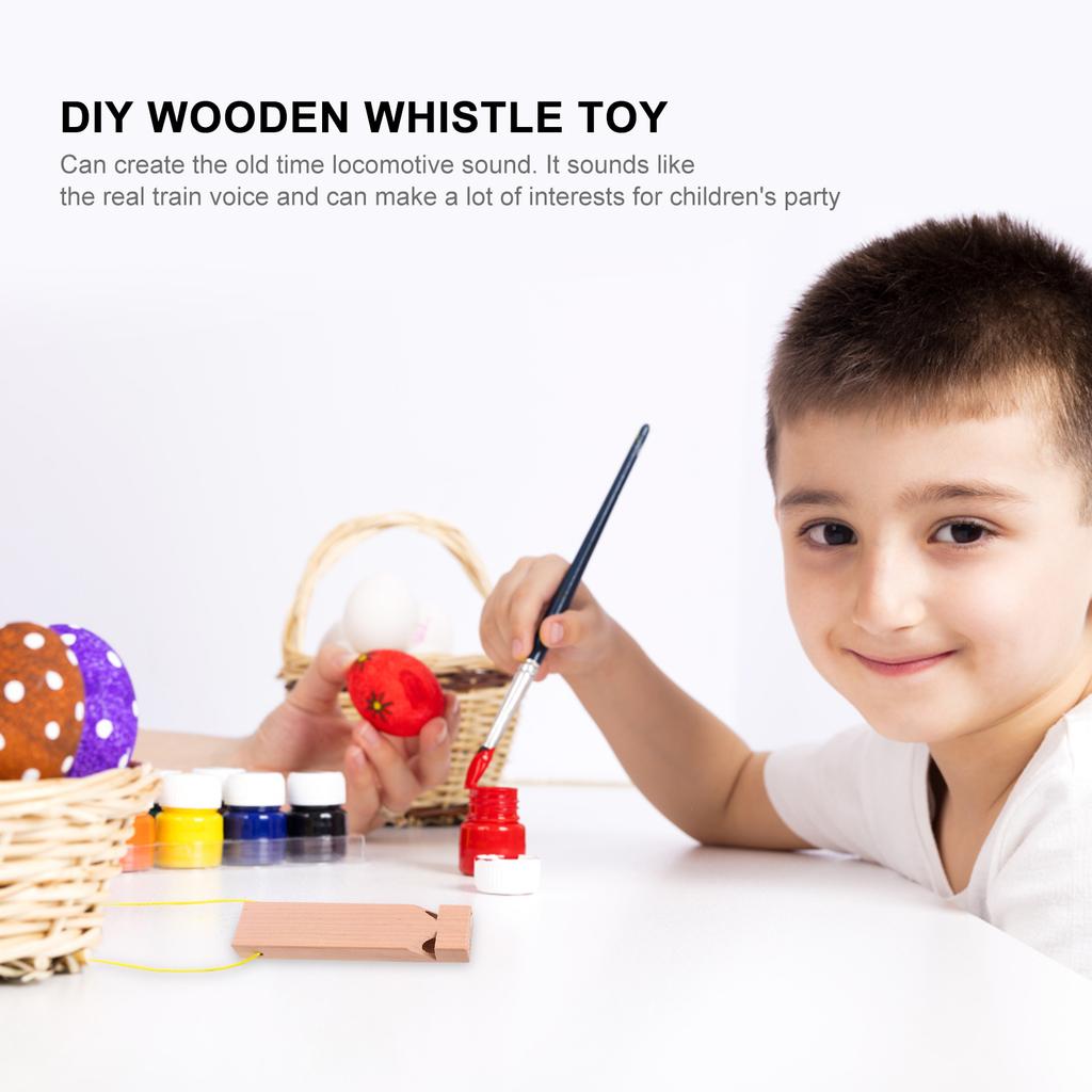 2 Stück Holz-Zugpfeifen Spielzeug Holzpfeifen Kinder Musikinstrument