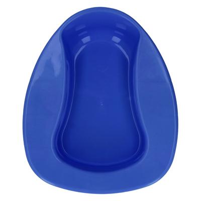 Large Bed Pan Nursing Thicken 10 Degree Slope Bedridden Bedpan for Elderly Pregnant Women Dark Blue