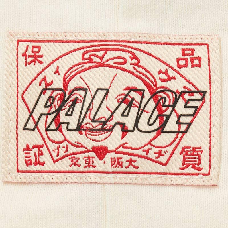 Palace X Evisu Logo T-shirt 'White' Men's 2ESPAM4TS1153XXCTWHTO